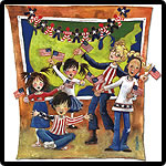 Flag-Waving Kids Puzzle