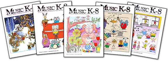 Music K-8 Magazine Covers